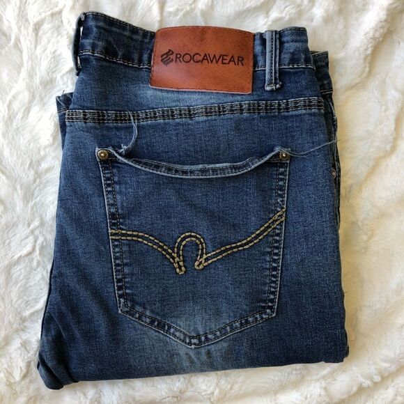 Rocawear Straight Leg Denim Jeans - Men’s 36 - Picture 8 of 8